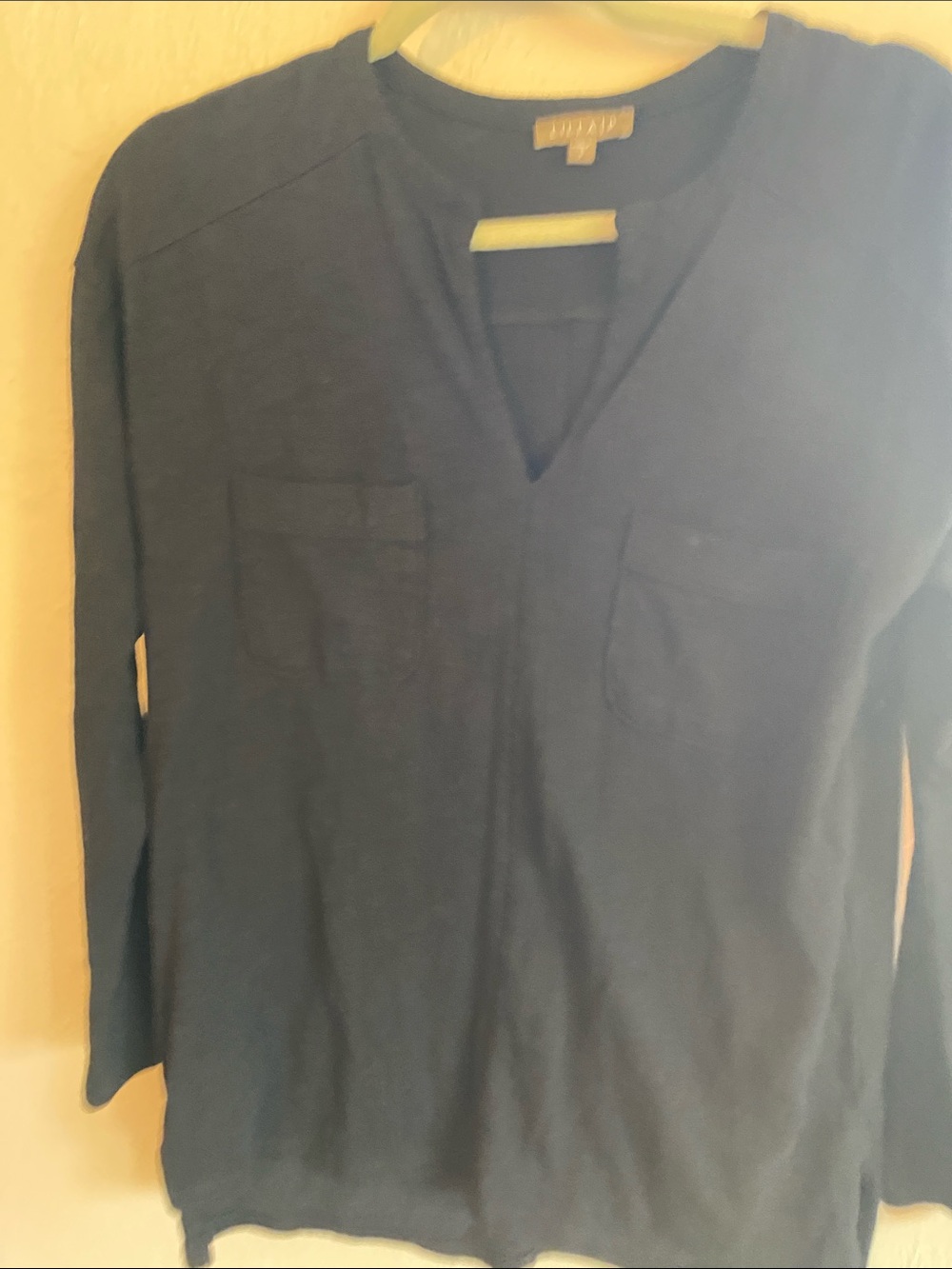 Lilla P Men's Deep Navy V-Neck Long Sleeve Sweater